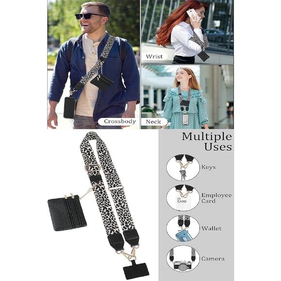 Zenana CLIP & GO CROSSBODY DUO PHONE STRAP & WALLET - Picture 9 of 9